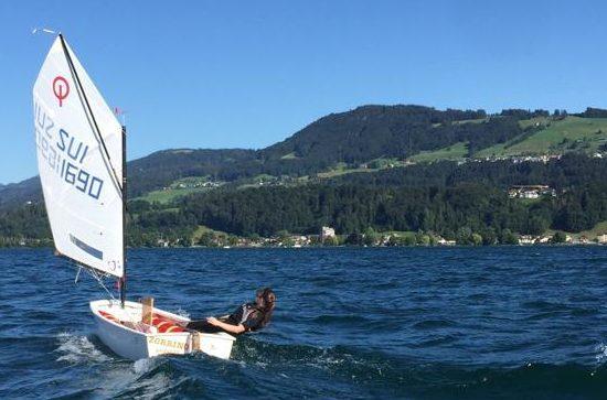 Jugendsegeln mit 25 Kindern auf dem Opti